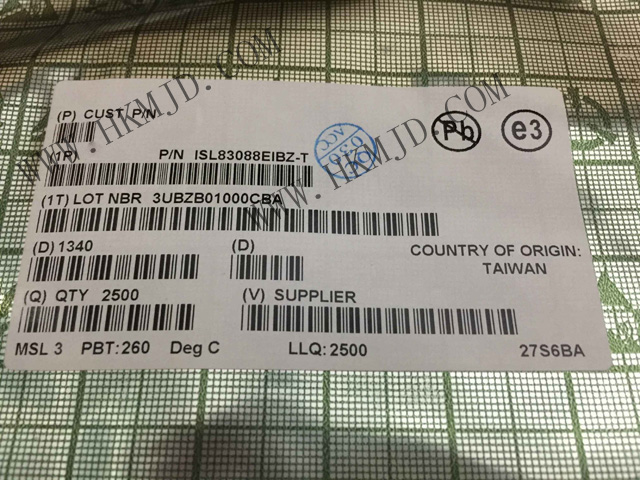 供應(yīng)半，收發(fā)器 ISL83088E ISL83088EIBZ RS-422/RS-485 接口 IC