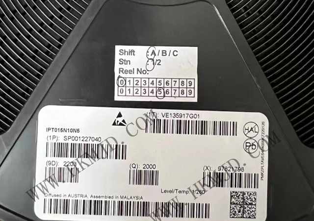 【出售INFINEON】N溝道 MOSFET IPT015N10N5 OptiMOS? 5功率晶體管，100V