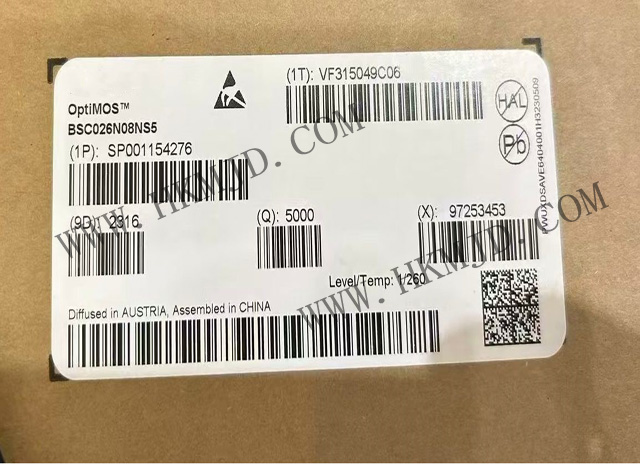 OptiMOS? 5 功率晶體管，80V BSC026N08NS5 N 溝道功率 MOSFET