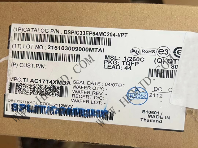 用于電機(jī)控制、數(shù)字電源和檢測(cè)的 DSPIC33EP64MC204-I/PT 16位 DSC