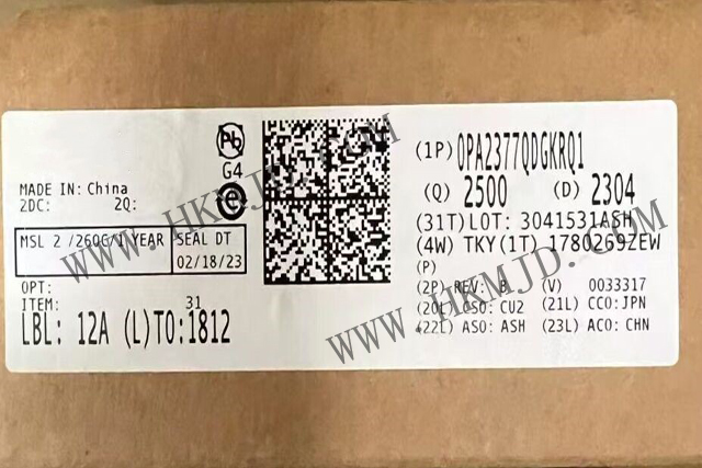 汽車放大器_OPA2377QDGKRQ1_軌到軌輸入/輸出、低噪聲、5MHz CMOS 運(yùn)算放大器