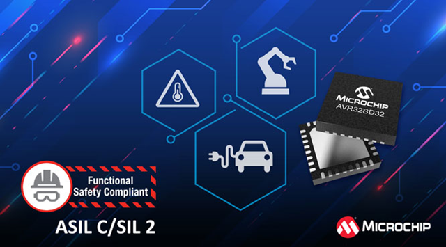 Microchip正式推出AVR SD系列入門級單片機（MCU），降低安全型應用的系統(tǒng)成本和復雜性