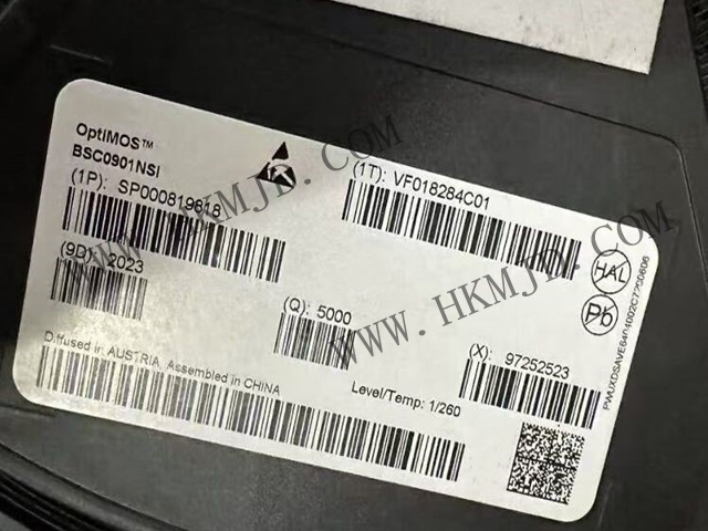 英飛凌N溝道 MOSFET_BSC0901NSI_OptiMOS? 功率 MOSFET，30V