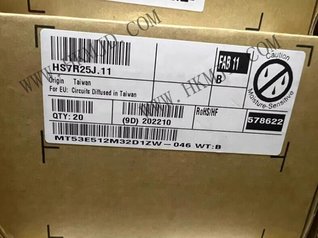 存儲芯片 MT53E512M32D1ZW-046 WT:B 動態(tài)隨機存取存儲器 LPDDR4 16Gbit