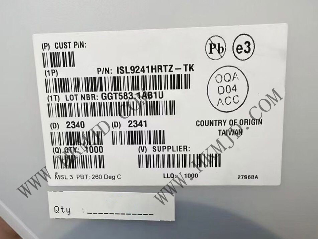 【供應】ISL9241HRTZ（Renesas）數(shù)字可配置降壓-升壓電池充電器IC