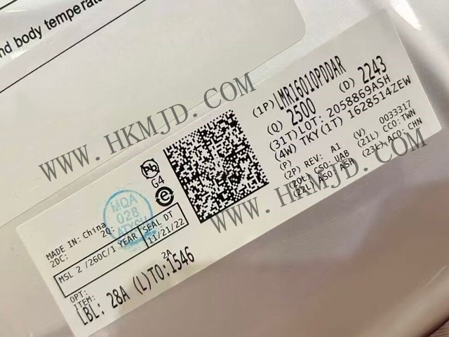 LMR16010PDDAR(TI): SIMPLE SWITCHER? 60V、1A 降壓轉換器（IQ 為 40μA）