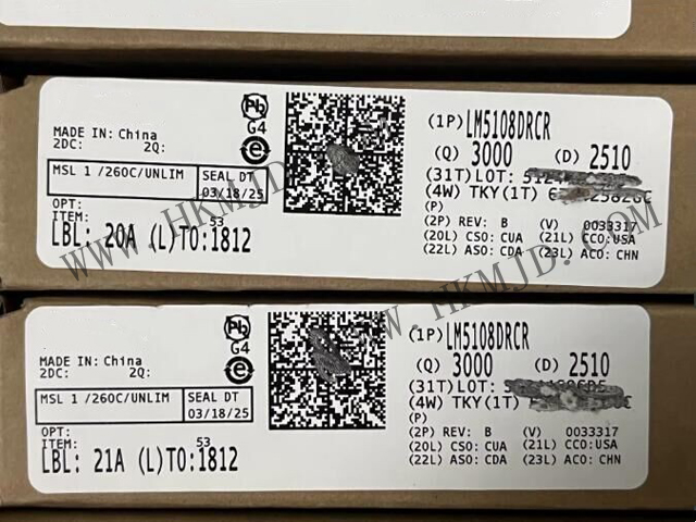 [供應(yīng) TI 電源管理IC] 供應(yīng)TI LM5108DRCR 2.6A，110V 半橋柵極驅(qū)動(dòng)器