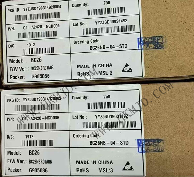 【原裝正品】移遠(yuǎn)通信BC26NB-04-STD NB-IoT模塊，明佳達(dá)電子現(xiàn)貨供應(yīng)